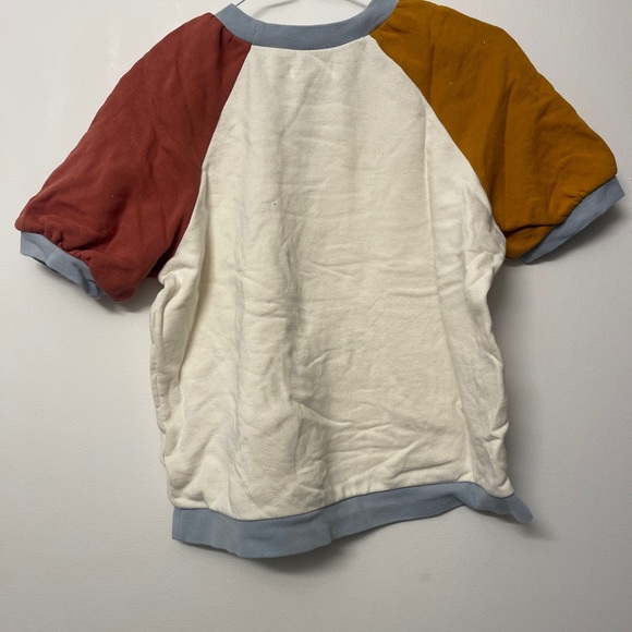 Madewell Colorblock Shirt - Mustard, Rust, Cream, and Blue - Picture 2 of 3